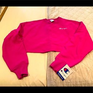 Champion crop sweatshirt M NWT